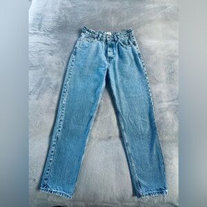 Zara Womens Blue High Waist Jeans Size 6